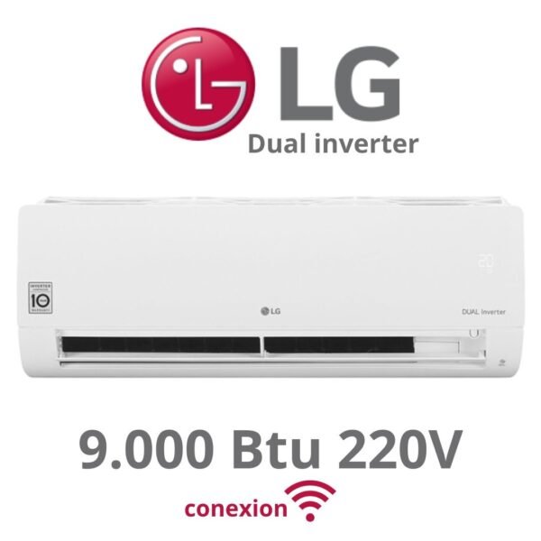 Aire acondicionado Mini Split Lg Dual Inverter de 9.000 Btu a 220V con wifi VM